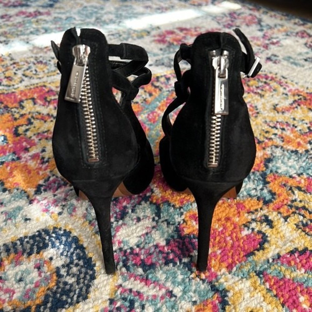 Michael Kors Black Suede Heels
